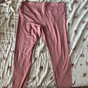 Pink Full Length Leggings
